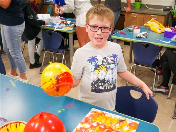 Students participating in a variety of STREAM events and activities.
